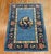Sky Blue Traditional Chinese Peking Scatter Rug For Sale In New York - Image 6 of 6