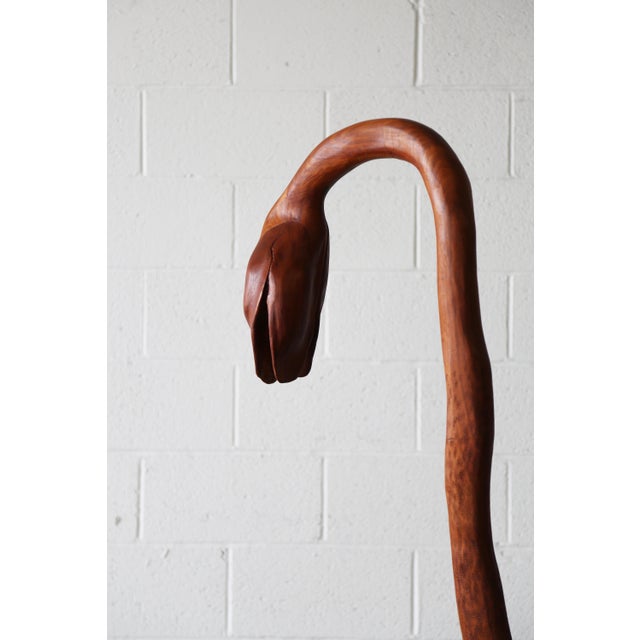 Mid-Century Modern 1960s Studio Craft Wilted Flower Fantastical Sculpture After Wendell Castle For Sale - Image 3 of 11