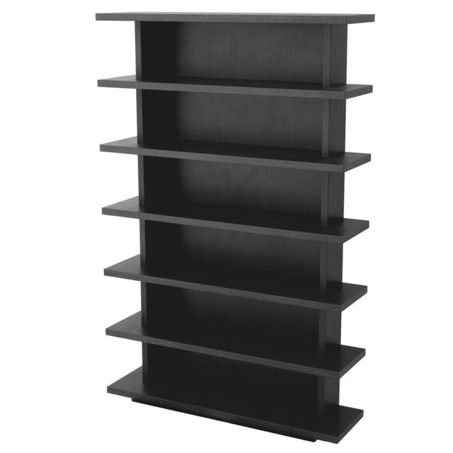 Cabinet in Charcoal Grey Oak Veneer For Sale - Image 5 of 7