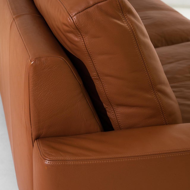 Vintage German Leather Sofa by WK Wohnen Chairish