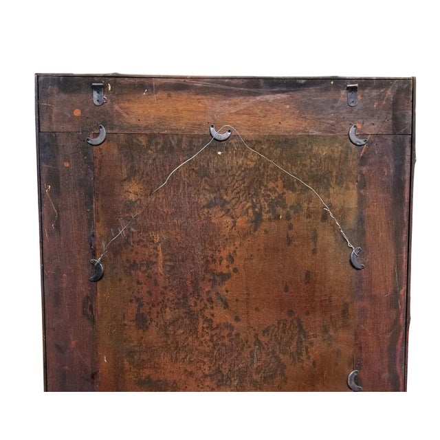 Vintage Bamboo and Rattan Wall Mirror - Made in Italy For Sale - Image 9 of 9