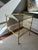 Vaughan Vaughan Fitzroy Brass Square Etagere Table With Glass Shelves For Sale - Image 4 of 10