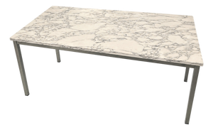 Marble and Metal Table attributed to Florence Knoll, 1960
