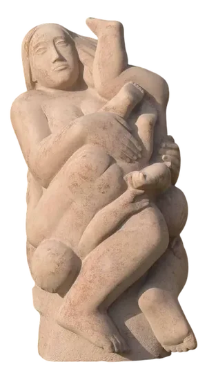 Stone Statue by Jan Keustermans