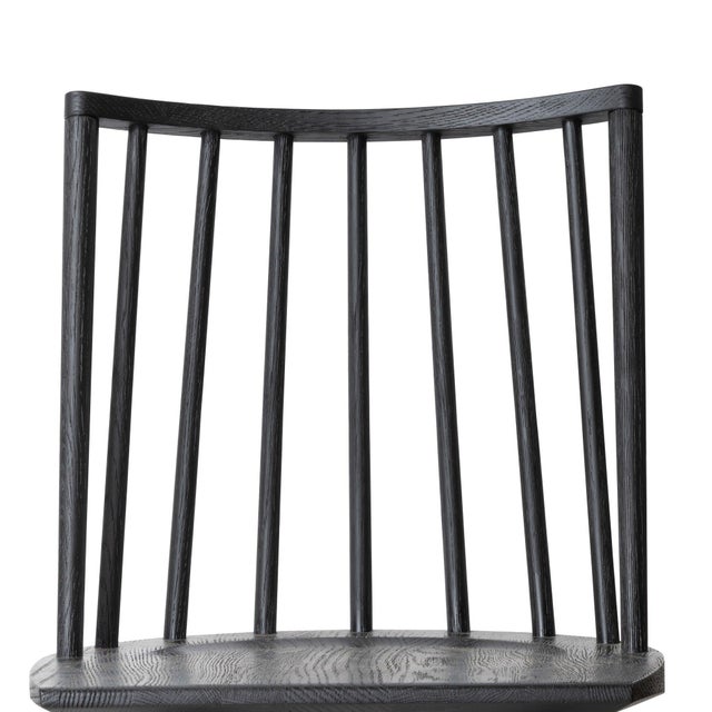 Black Four Hands Lewis Swivel Counter Stool - Black Oak For Sale - Image 8 of 11