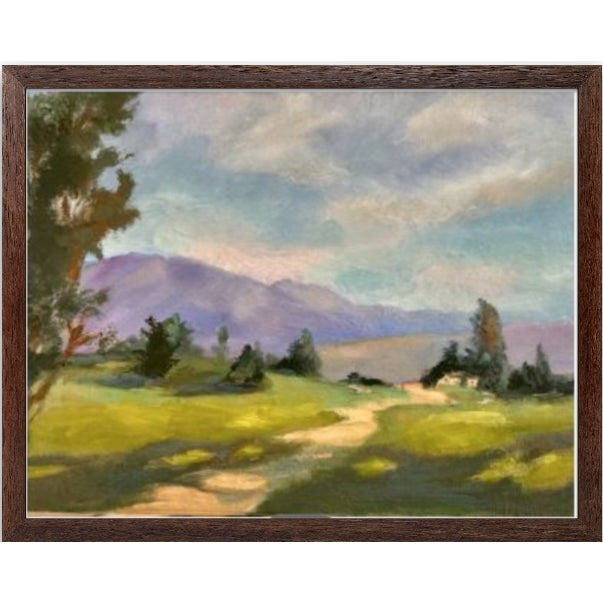 What I wanted to capture the stream of light running across the landscape.