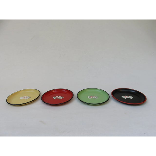 Bauhaus Vintage 4-Player Card Game Set by Marianne Brandt for Ruppel-Werke and GMF, Set of 6 For Sale - Image 3 of 18