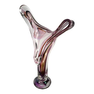 Modern Monumental Art Glass Sculpture by David Goldhagen For Sale