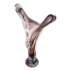 Modern Monumental Art Glass Sculpture by David Goldhagen