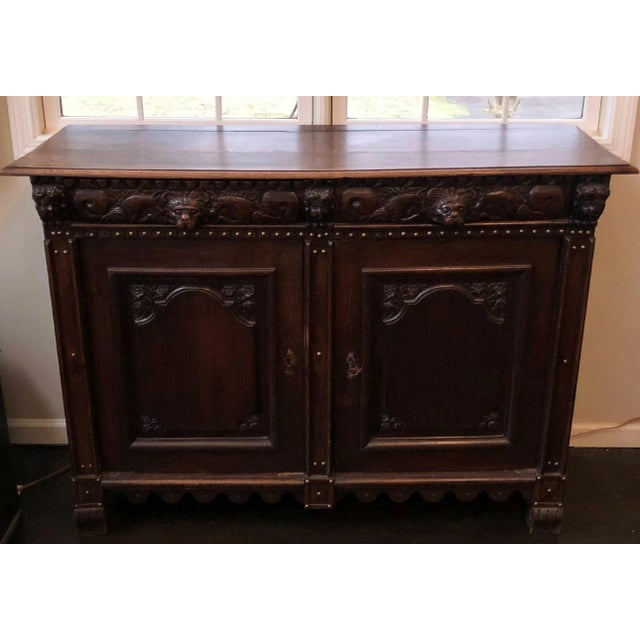 19th Century French Renaissance Carved Buffet For Sale - Image 13 of 13