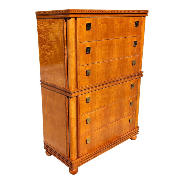 Hickory White Biedermeier Dresser From Genesis Collection For Sale