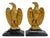 Vintage Borghese Federal Gilt Plaster Eagle Bookends For Sale