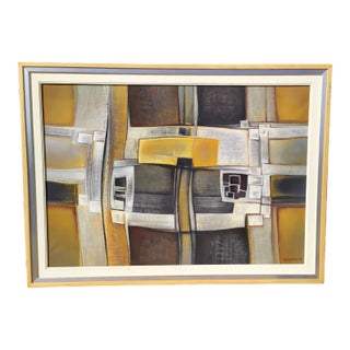 Desserprit Roger, Oil on Canvas, 1971 For Sale