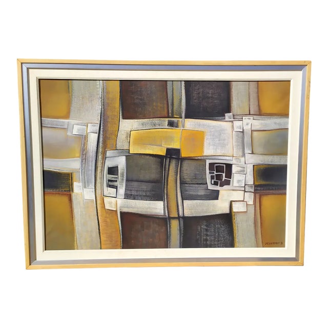 Desserprit Roger, Oil on Canvas, 1971 For Sale