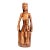 Madonna and Child Sedes Sapientiae “Throne of Wisdom” Devotional Wood Statue For Sale