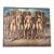 Mid-Century Pop Art Oil Painting Bodybuilders on Beach For Sale