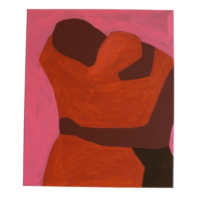 Bodasca, Close to You Orange Version, 2026, Acrylic on Canvas For Sale