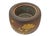 Early 20th Century Antique Japanese Inlaid Wood Hibachi Brazier with Copper Liner Cachepot Meiji For Sale - Image 5 of 9