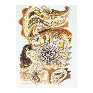 1970 Andre Masson Print Aurelia 6 For Sale