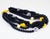 Angela Caputi Black and Yellow Multi-Strand Resin Choker Necklace For Sale In Atlanta - Image 6 of 10