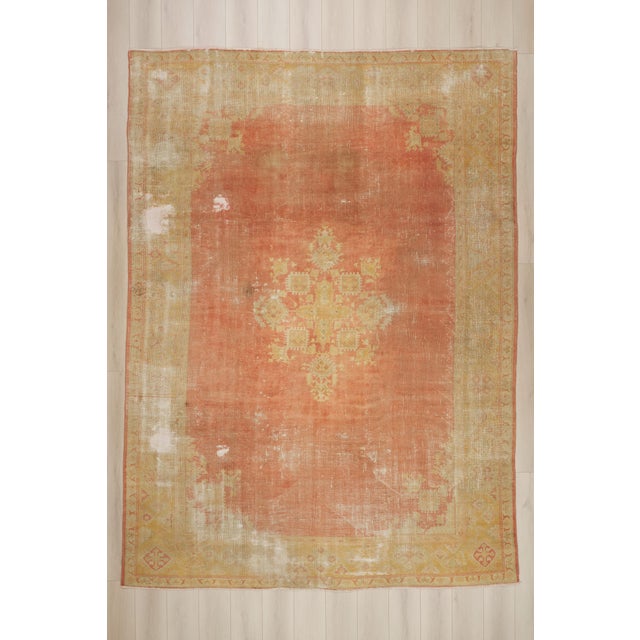 Late 19th Century Turkish Oushak Rug, 09'07 X 13'00 For Sale - Image 10 of 10