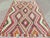Mid-Century Modern Mid 20th Century Vintage Authentic Turkish Kilim Handmade Boho Area Rug For Sale - Image 3 of 11