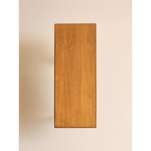 1960s The Vintage MCM Teak Console Table For Sale - Image 5 of 12