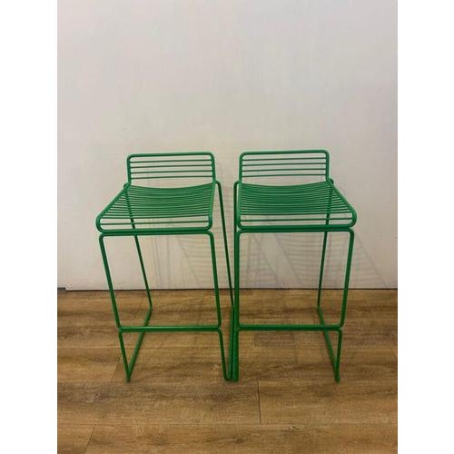 Vintage Stools in Metal, Set of 2 For Sale - Image 5 of 6