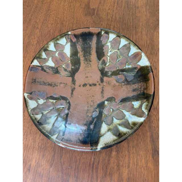 Mid-Century Modern Mid 20th C. Robert Sperry Studio Pottery Shallow Bowl For Sale - Image 3 of 8
