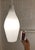 Glass Mid-Century Scandinavian Three-Drop Cascade Opaline Cased Glass Bowling Pin Lights in Teak, 1960s For Sale - Image 7 of 15