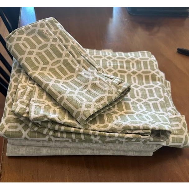 Olive Early 20th Century Custom Pair of Roll Back Upholstered Chairs For Sale - Image 8 of 8