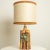 Ceramic Table Lamp with Custom Silk Lampshade by René Houben, 1960s For Sale - Image 6 of 11