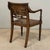 19th Century British Mahogany Edwardian Hand-Carved Armchair For Sale - Image 16 of 18