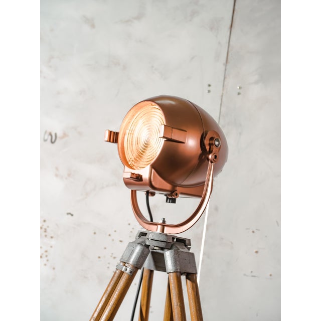 Vintage Strand Electric Patt 123 Theater Spotlight Floor Lamp, 1950s For Sale - Image 15 of 18