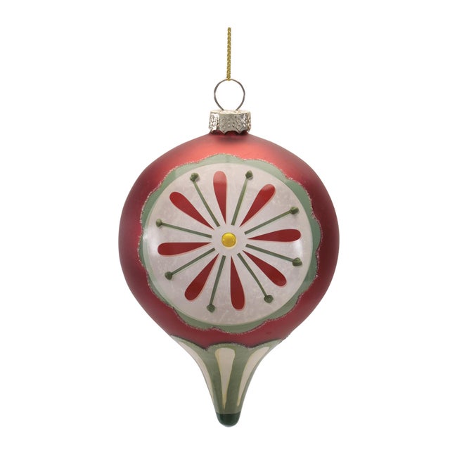 Kenneth Ludwig Chicago Assorted Glass Ornament Set of 6 For Sale - Image 4 of 6