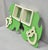 Mid-Century Modern Vintage Mid Century Modern Green Theater Mask Shadowbox Wall Pocket Shelf - Pair For Sale - Image 3 of 17