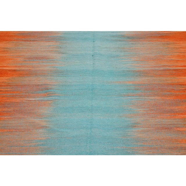 Shabby Chic Vintage Mazandaran Natural Color Hand Made Organic Wool Tribal Kilim,8'2"x9'10" For Sale - Image 3 of 6