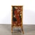 Art Deco Bamboo & Cubist Red & Black Geometric Detailed Gilt Chinoiserie Cabinet For Sale - Image 11 of 18