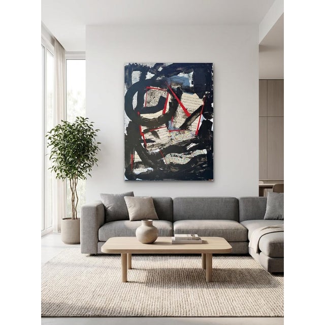 Contemporary 2026 Modern Abstract Artwork "Chaos No.1" by Artist Natalie Gonzalez For Sale - Image 3 of 5