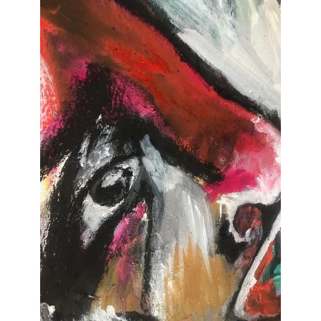 Oil on canvas Oak frame - 102 x 87 x 4 cm This piece is attributed to the mentioned designer/maker. It has no attribution...