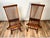 Pair Vintage Mid-Century Modern Style Teak Folding Chairs For Sale In Boston - Image 6 of 10