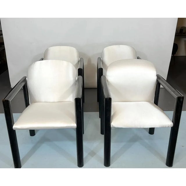 Mid-Century Italian Modern Armchairs, 1970s, Set of 4 For Sale - Image 16 of 16