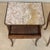 Pair of French Marble Top Marquetry Side Tables ~ Nightstands For Sale - Image 16 of 18