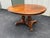 Late 20th Century Rustic Double Pedestal Oak Extension Dining Table For Sale - Image 4 of 12