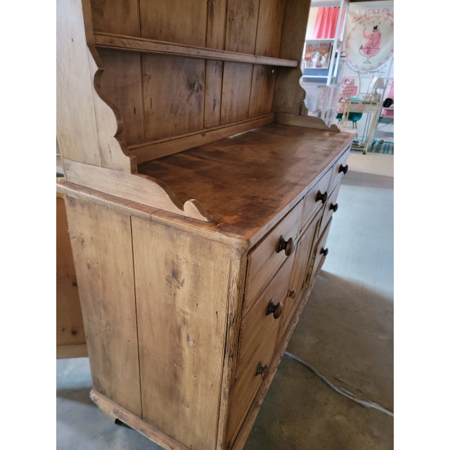 Late 19th Century Antique Pine Dresser From England For Sale - Image 5 of 13