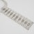 Metal Biche de Bere Paris Graffiti Silvered Link Necklace in Limited Edition For Sale - Image 7 of 11