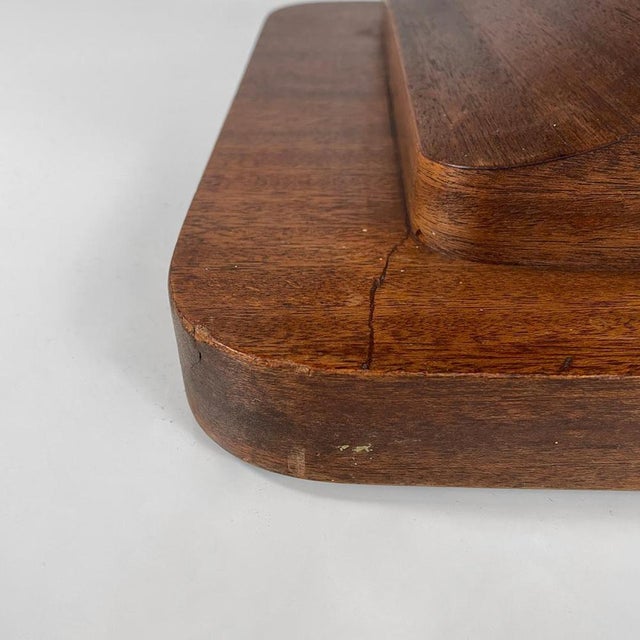 Italian Art Deco Wooden Coffee Table with Semicircle Legs, 1930s For Sale - Image 12 of 14