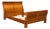 Thomasville Grand Classics Neoclassical Empire Queen Size Maple Wood Sleigh Bed For Sale