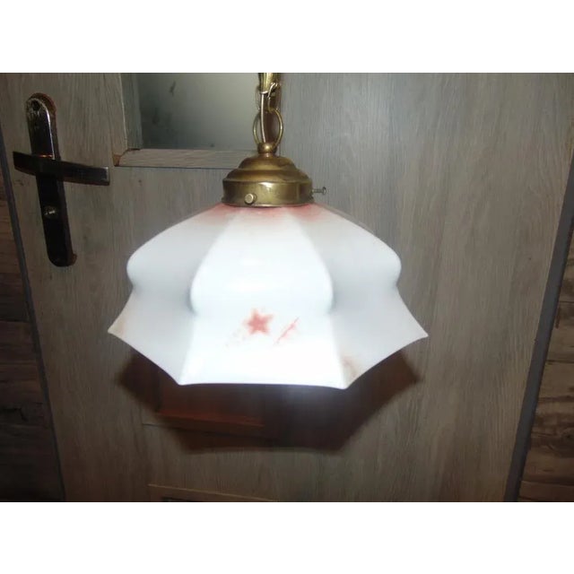 Art Nouveau lamp, dimensions: height 60 cm, diameter 23.3 cm. European Plug (up to 250V).The wiring of this item may be...