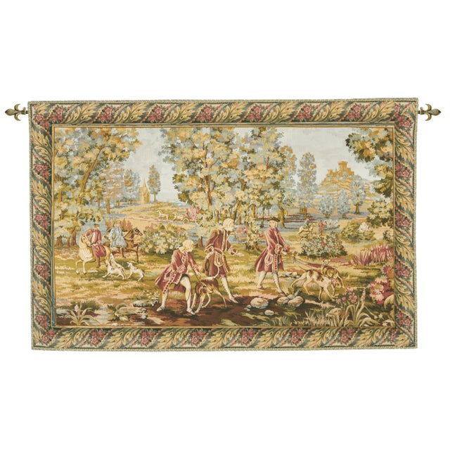 This beautiful tapestry is woven on a jacquard loom by skilled weavers, keeping alive the centuries old tradition of...